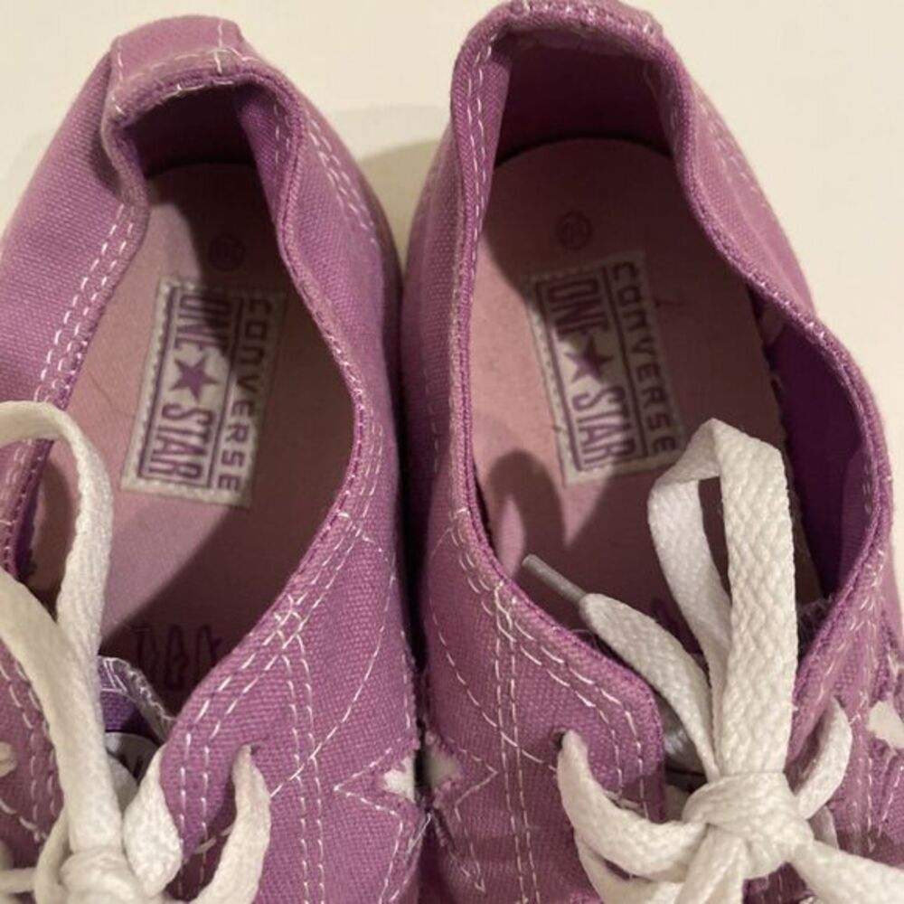 CONVERSE One Star Womens US 10 UK 8 EUR 41.5 Skater‎ Shoes Purple Lavender Cons - Picture 9 of 15